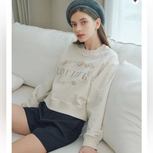 Wconcept LOEUVRE Embroidered Vintage Sweatshirt